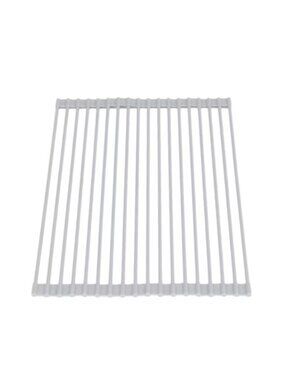 Style Selections Roll Up Dish Rack Stainless Steel Gray 13x20.5